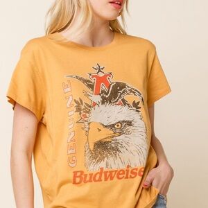 Junk food budweiser baby tee